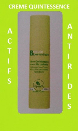 CRÈME QUINTESSENCE AUX ACTIFS ANTIRIDES